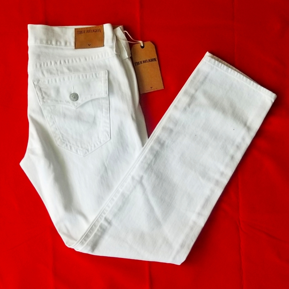 True religion geno white jeans 32x32
